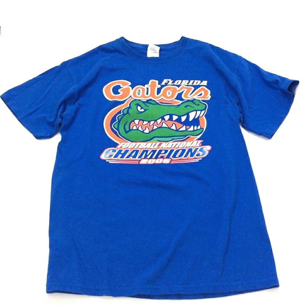 Florida Gators Tshirt Size M Blue 2006 Champs